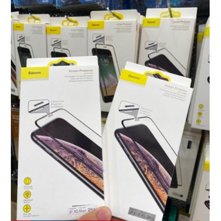 Combo 2 kính cường lực Baseus chống bụi màn loa iPhone 11/ 11 Pro/ 11 Pro Max/ X/ XS/ XR/ XS Max ( Chính Hãng)