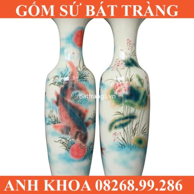 Lọ lộc bình, choé thờ - Gốm sứ Bát Tràng Anh Khoa