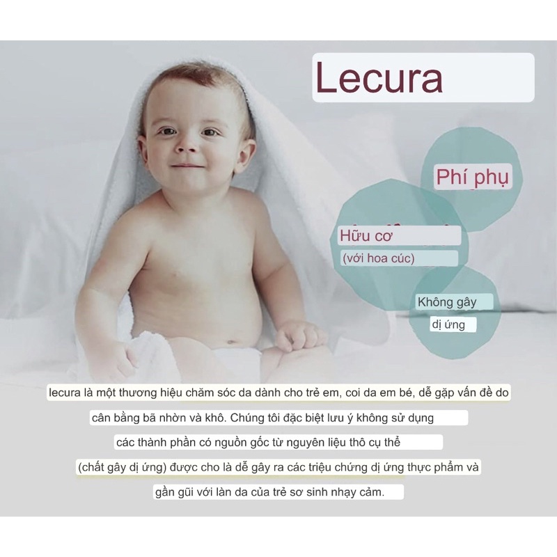 Kem chống nắng gốc hữu cơ LECURA cho Baby