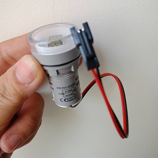 Đèn LED báo Ampere dòng điện 100A, phi 22 mm