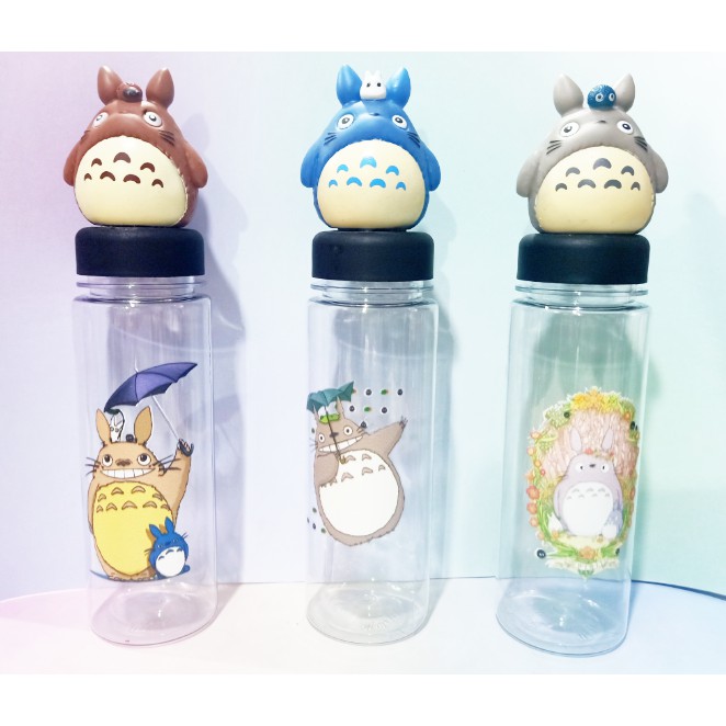 Bình nước totoro đầu nổi BNDN8 500ml hoạt hình cute dễ thương