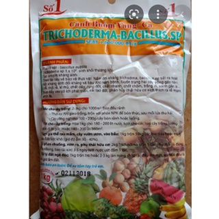 Chế phẩm Trichoderma bacilus - Cánh Buồm Vàng - gói 1kg