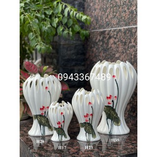 Lọ hoa bàn tay phật cao .17cm,23cm.Hàng sứ Bát Tràng