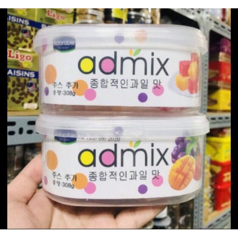 Kẹo dẻo sữa trái cây admix Hàn quốc💥date mới nhất💥