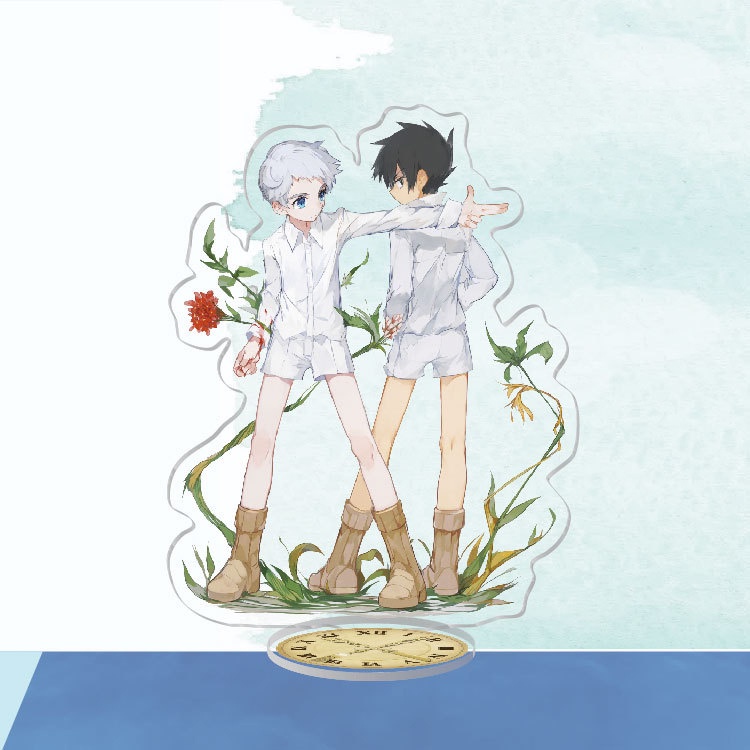 (nhiều mẫu) Standee IN HÌNH THE PROMISED NEVERLAND MIỀN ĐẤT HỨA tượng acrylic anime mica chibi trang trí trưng bày