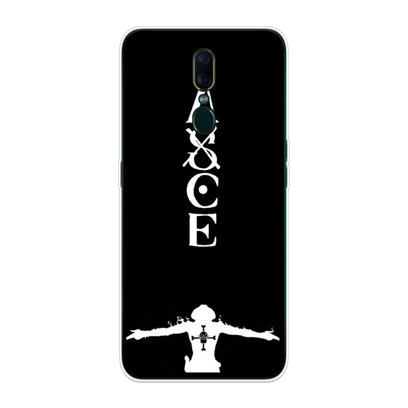 Ốp Lưng Oppo F7 F9 F11 Pro TPU mềm Case One Piece Black