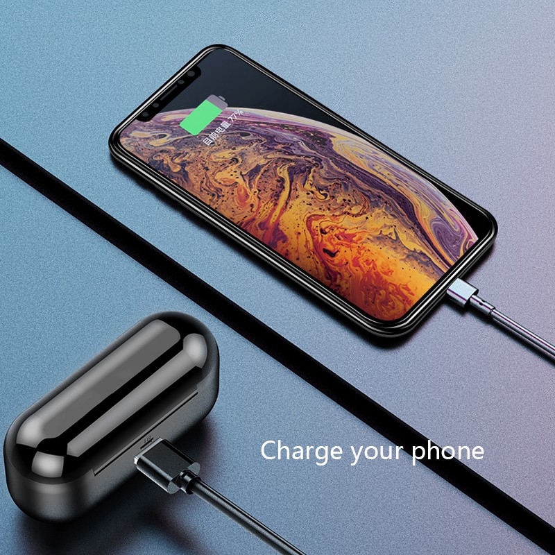 TWS 5.0 Bluetooth Earphone Wireless Earbuds Touch Control Headset AirDots Bass Voice Headphones