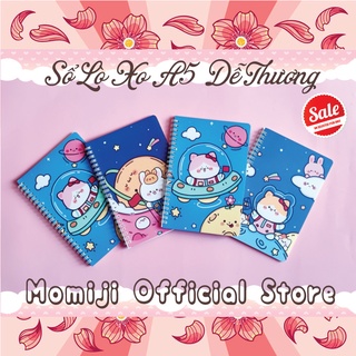 Sổ Lò Xo A7/A5/B5 Dễ Thương Được Chọn Mẫu 120 Trang cuốn sổ nhật ký nhỏ dễ thương hoạt hình
