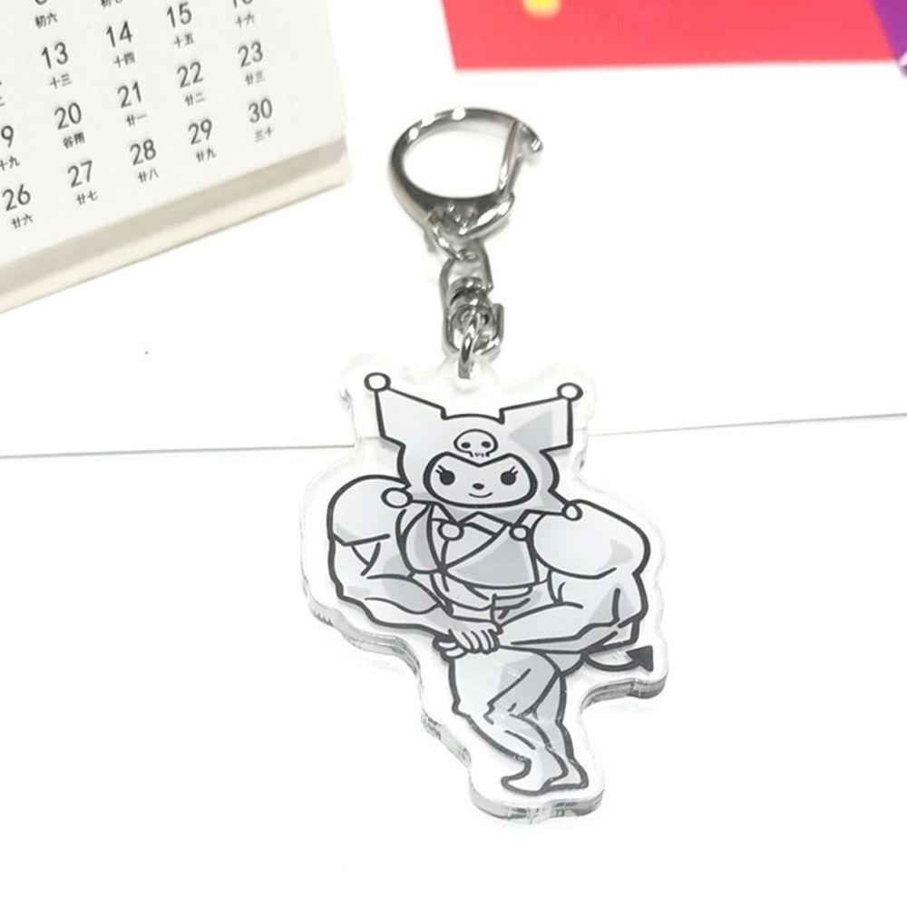 SUSANS New Bag Pendant Kuromi Anime Keychain Gift Melody Muscle Toy Figures