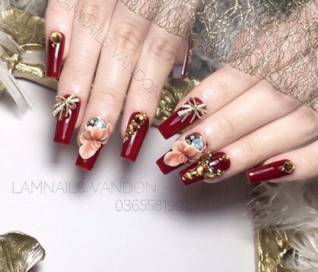 Nơ đá quốc dân (1 chiếc) - Phụ kiện Nail