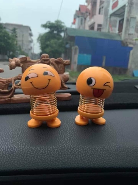 Thú nhún Emoji lò xo