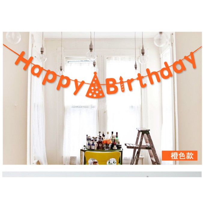 Dây Rèm Chữ Happy Birthday Trang Trí Tiệc Sinh Nhật dễ thương