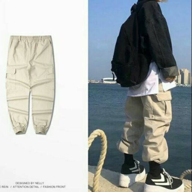 (ORDER) Quần pocket phong cách Quần pants vải mịn ấm Quần vải kaki bông cực ấm