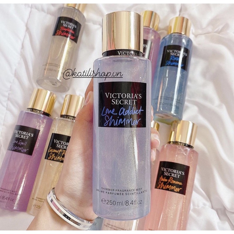 [HÀNG THÁI] Xịt thơm Body Mist Victoria's Secret Love Addict Shimmer | BigBuy360 - bigbuy360.vn