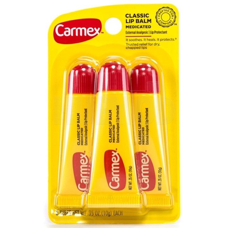Son dưỡng môi Carmex Classic Lip Balm Medicated 10g (1 tuýp)