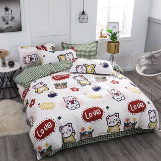 Set 5 món chăn ga cotton poly