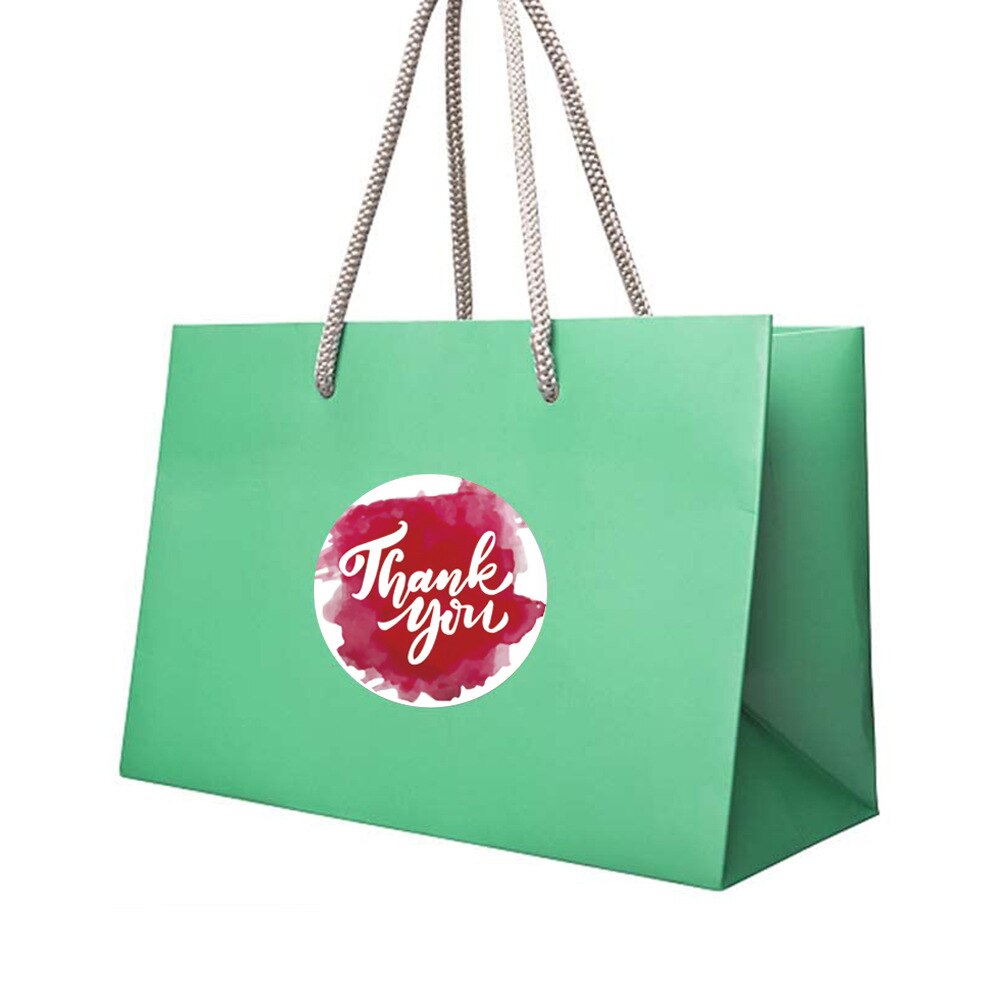 Set 500 Nhãn Dán In Chữ Thank You