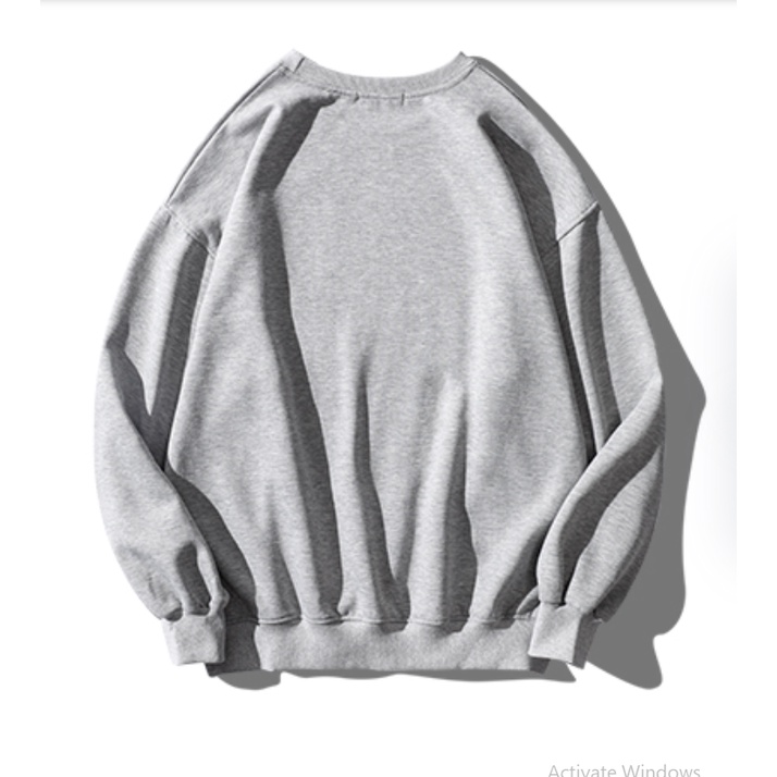 Áo SWEATER Nỉ Cổ Bo Tròn WAKE Phong Cách GAREM - Nỉ Ngoại Siêu Dày Mặc Thoải Mái Du Lịch Thể Thao Mùa Đông Ấm Áp