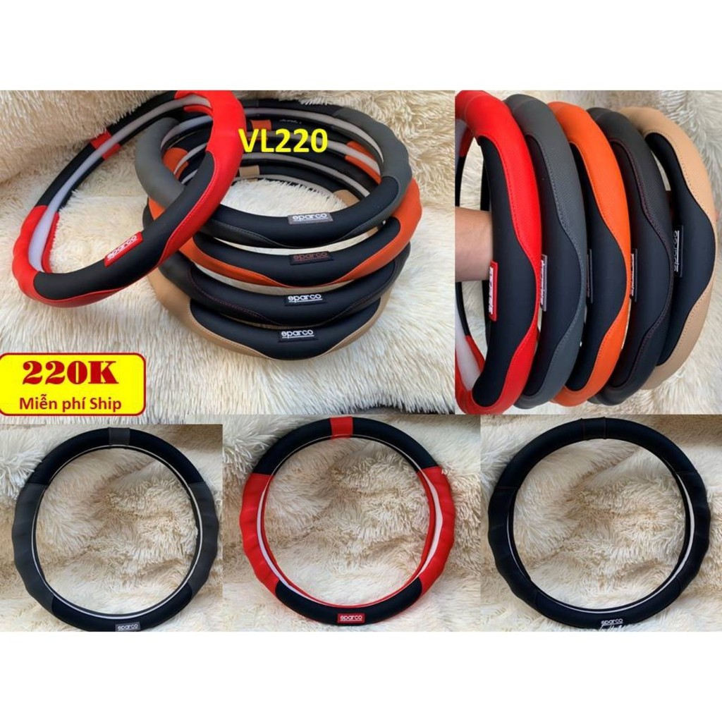 Bọc vô lăng da Sparco cao cấp cho mọi dòng xe