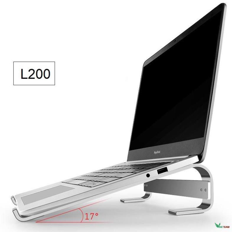 Giá Đỡ Tản Nhiệt Nhôm Cho Macbook, Laptop, máy tính xách tay, Ipad, Surface X1 L200
