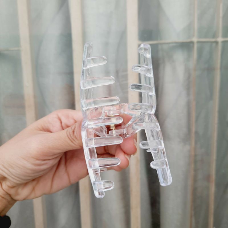 Kẹp càng cua trong suốt Size nhỏ 7cm/trung 9cm