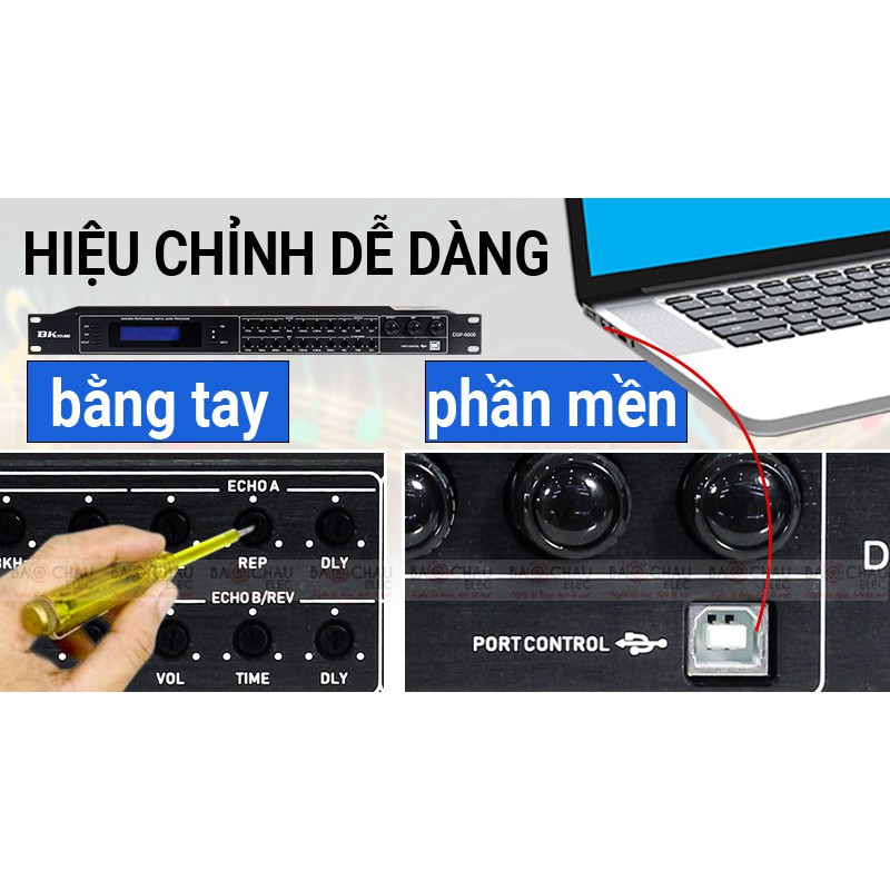 Vang số chỉnh cơ Bksound DSP-9000 (Black)