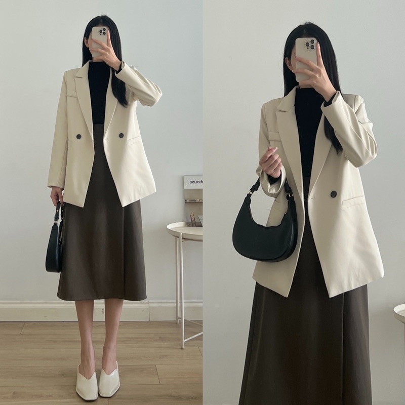 Áo blazer 2 cúc ngang (BL262) _ A0354