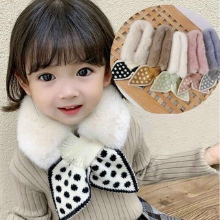 [GIẢM GIÁ ĐẦU MÙA]Khăn lông quàng cổ cho bé gái, khăn choàng cổ cho bé giữ ấm mùa đông.Thiết kế hình nơ siêu xinh.