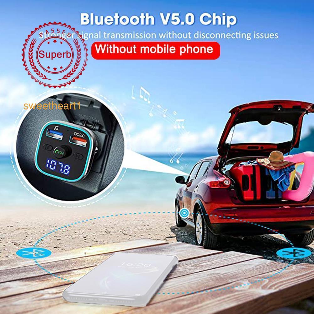 1Pcs Best-Selling High Quality Bluetooth 5.0 Car Radio and Adapter Colorful N7X0