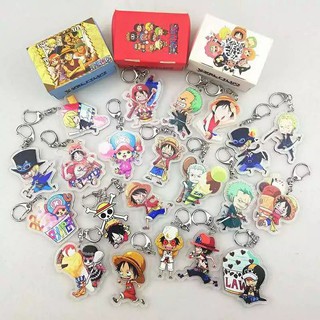 Móc Khóa [Mica Acrylic Cứng] Loại Đẹp 2 Mặt  Anime OnePiece