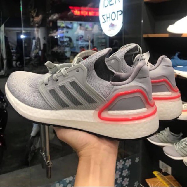 (Video cận cảnh) Giày thể thao sneaker ultra boost 6.0 xám hồng