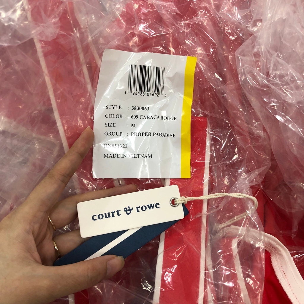 Áo Court &amp; rowe 2 Dây Nút Sườn