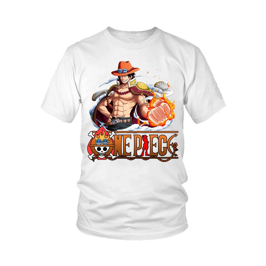Áo thun Nam One Piece Ace tphcm M12