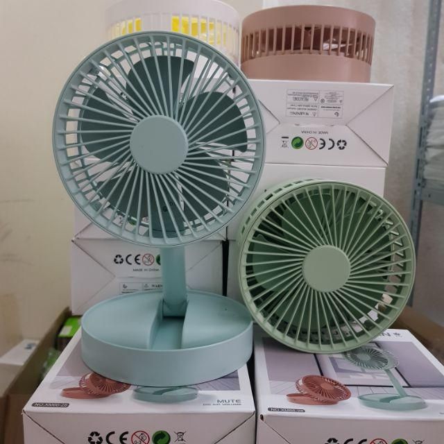 Quạt Sạc Để Bàn Gấp Gọn