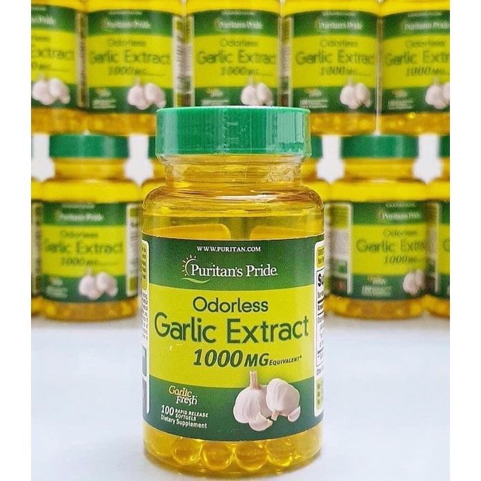 Dầu tỏi không mùi tăng miễn dịch,giảm cholesterol Odorless Garlic 1000mg 100 viên