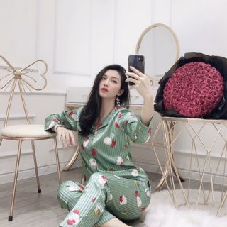 Pijama đồ ngủ lụa gấm loại 1