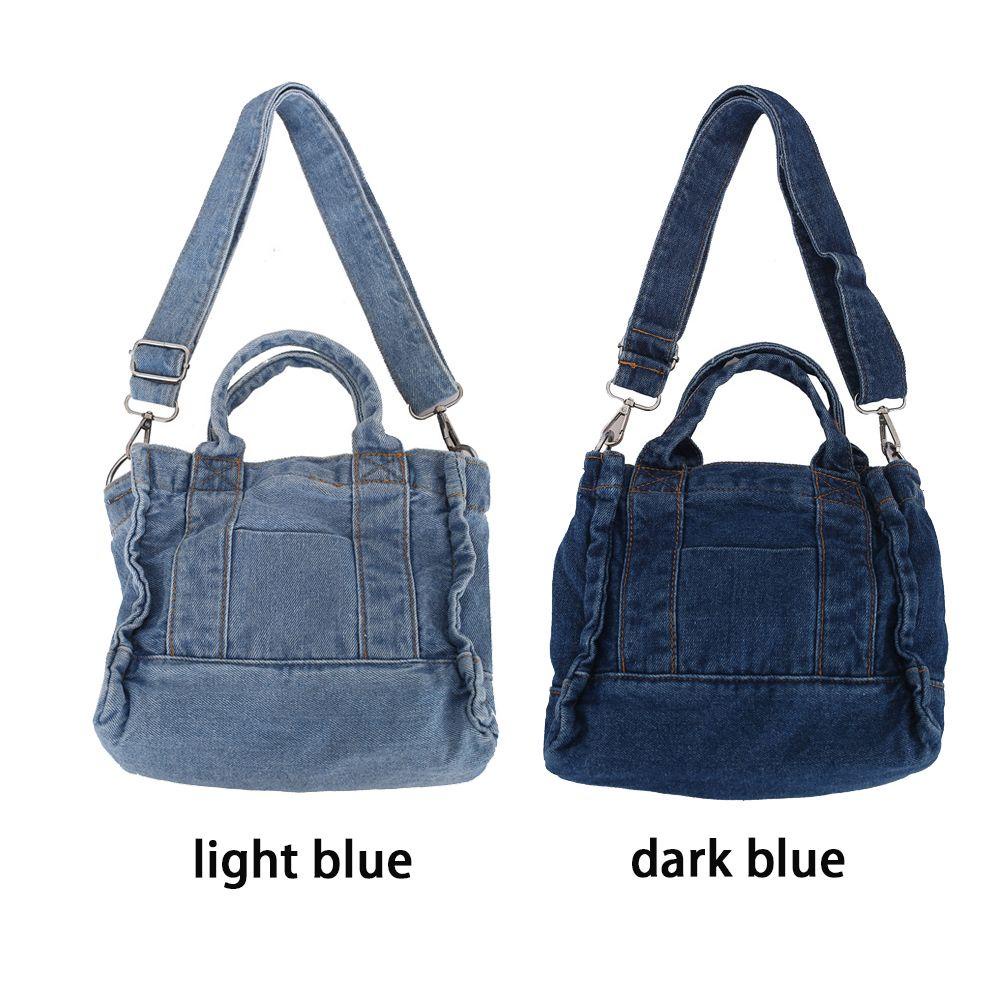 MIHAN1 Women Crossbody Bag South Korea Summer Version Denim Bag Japanese Style Single Shoulder Casual Chic Ladies Handbag/Multicolor