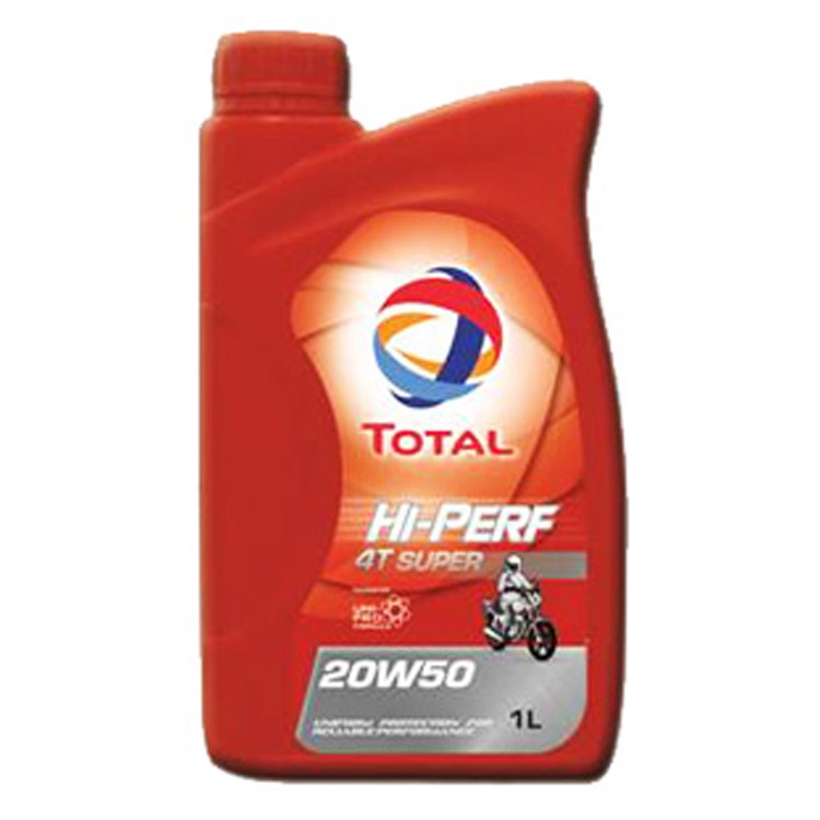 Dầu nhớt động cơ xe máy TOTAL HI-PERF 4T SUPER 20W50 1Lít