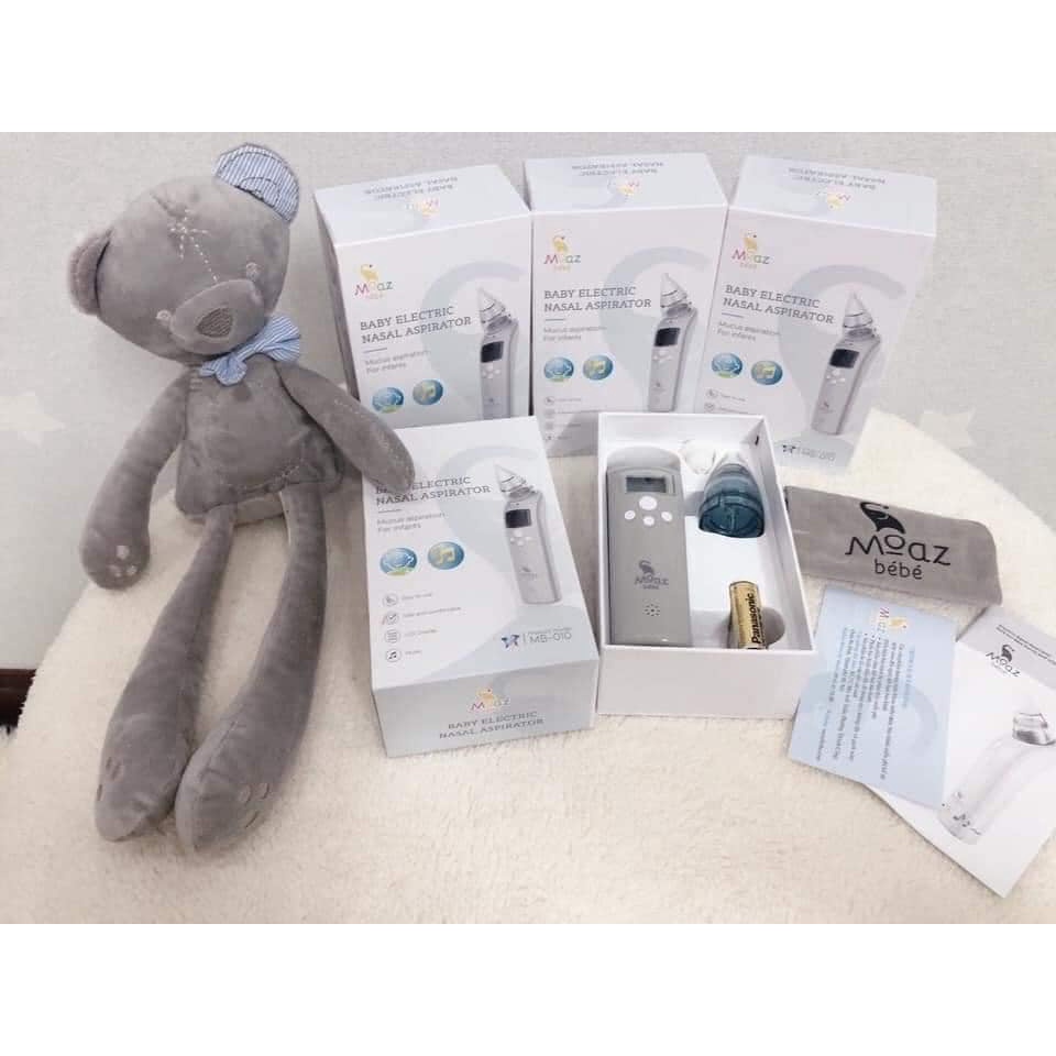 [Hàng chính hãng] Máy hút mũi thông minh Moaz bebe MB-010 [Máy hút mũi cho bé] BH 1 NĂM