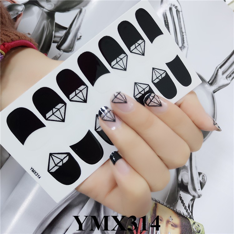 Sticker Dán Móng Tay không thấm nước siêu xinh và tiện lợi YMX0001