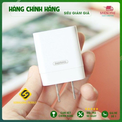 CỦ SẠC REMAX RP-U112 1 CỔNG USB - Hỗ Trợ Sạc iPhone Android 5V/1A