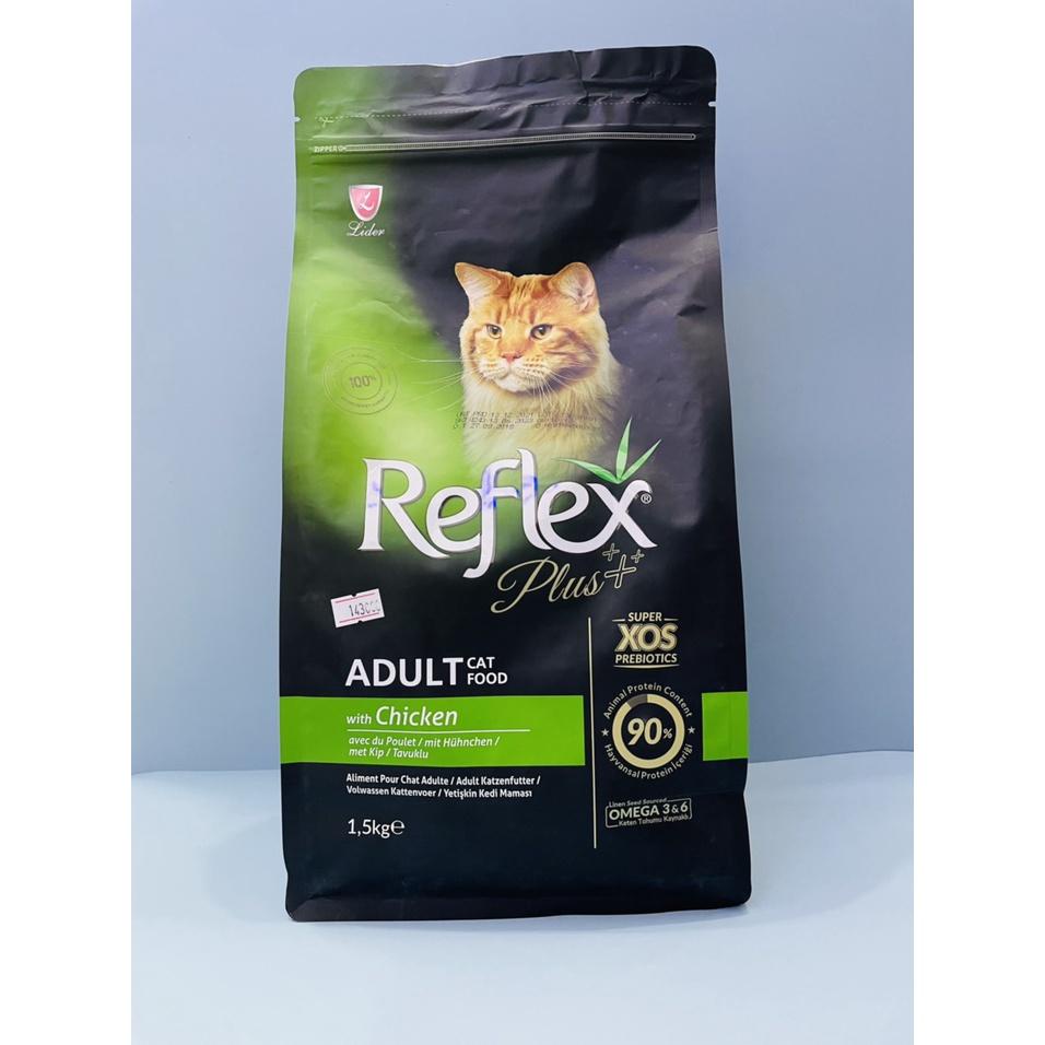 1.5kg Reflex Plus Chicken Kitten-Adult vị gà cho mèo gói 1.5kg