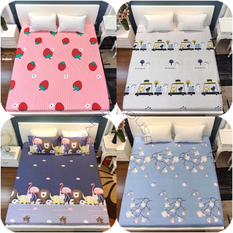 Ga chống thấm COTTON KOREA cao cấp( nhận may theo mọi size giường)