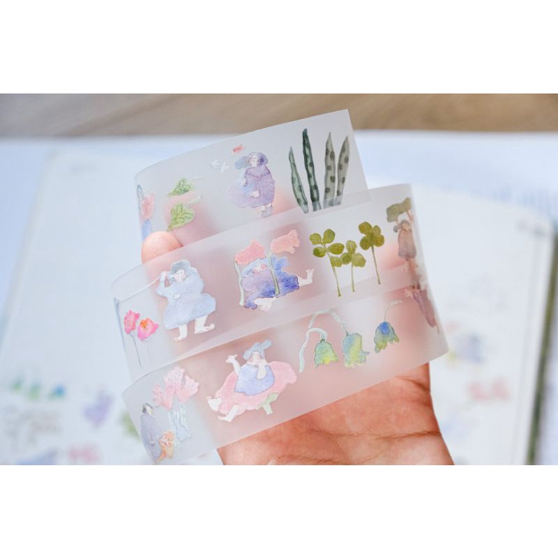 Krisna.room ♡ Hãng Dodolulu- 1 chu kì 80cm cuộn băng dán hình Memories