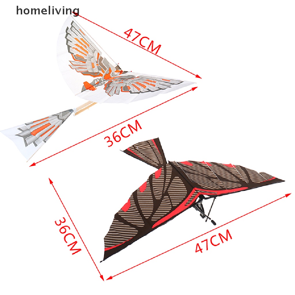 Homeliving Đồ Chơi Lắp Ráp Máy Bay Hình Cánh Chim Bằng Sợi carbon 18Inches