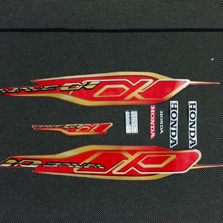 TEM DÁN TRANG TRÍ XE WAVE ANPHA ĐỜI 2020 3 LỚP CAO CẤP NHƯ TEM ZIN