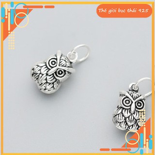 Charm bạc thái - Charm con cú