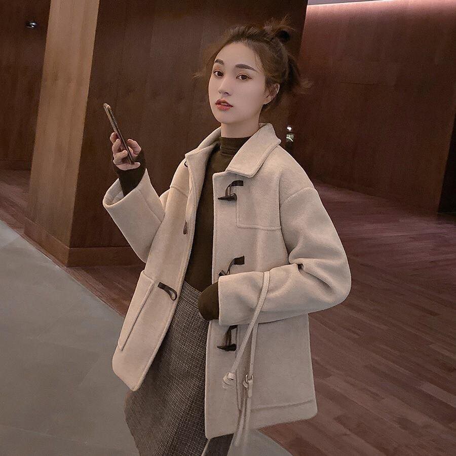 [Order-5Ngày] Áo Dạ Khuy Sừng, Dáng Ngắn | BigBuy360 - bigbuy360.vn