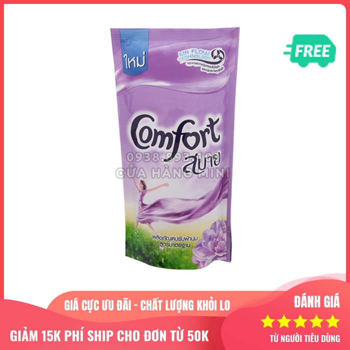 【MẪU MỚI】Nước Xả Vải Comfort Thái Lan 580ml Màu Tím Hương Violet