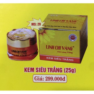 Kem siêu trắng linh chi vàng 25g